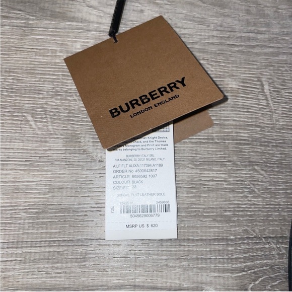 AUTHENTIC BURBERRY SLIDES - Picture 3 of 9